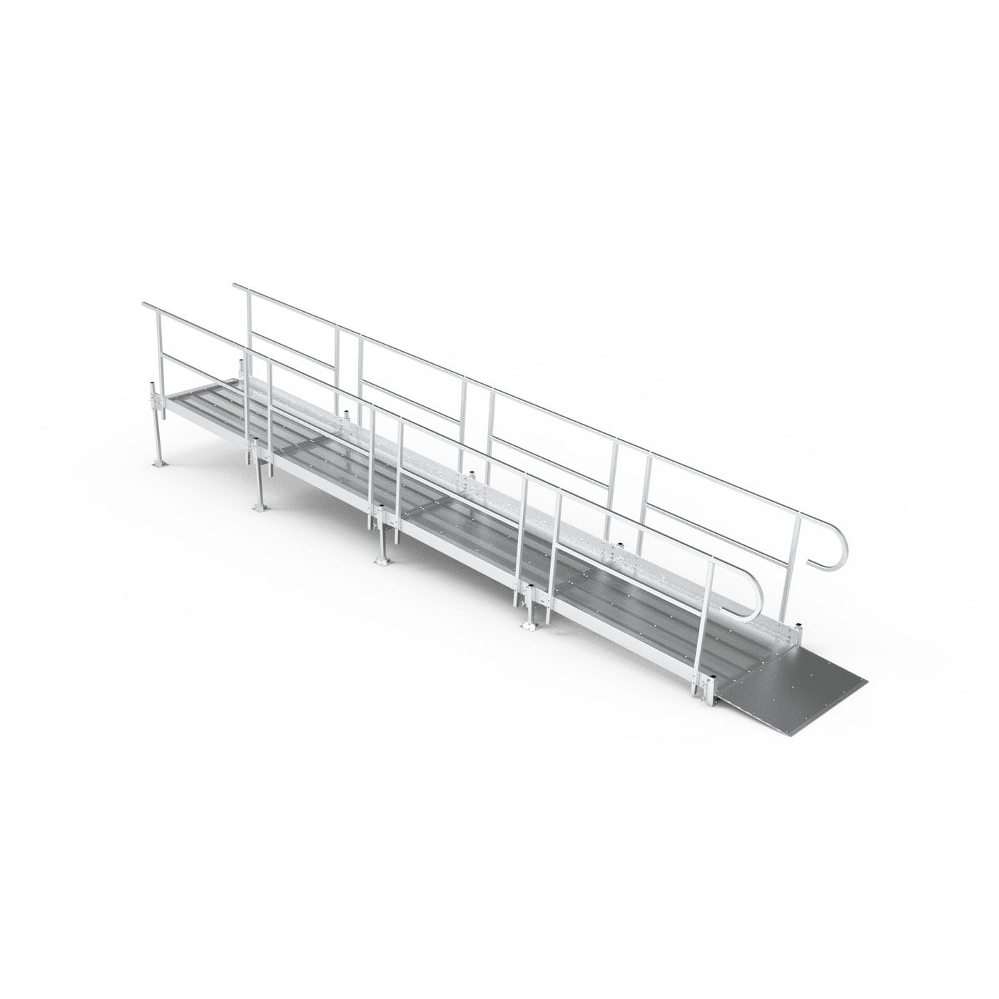Rampe droite standard — vue de face