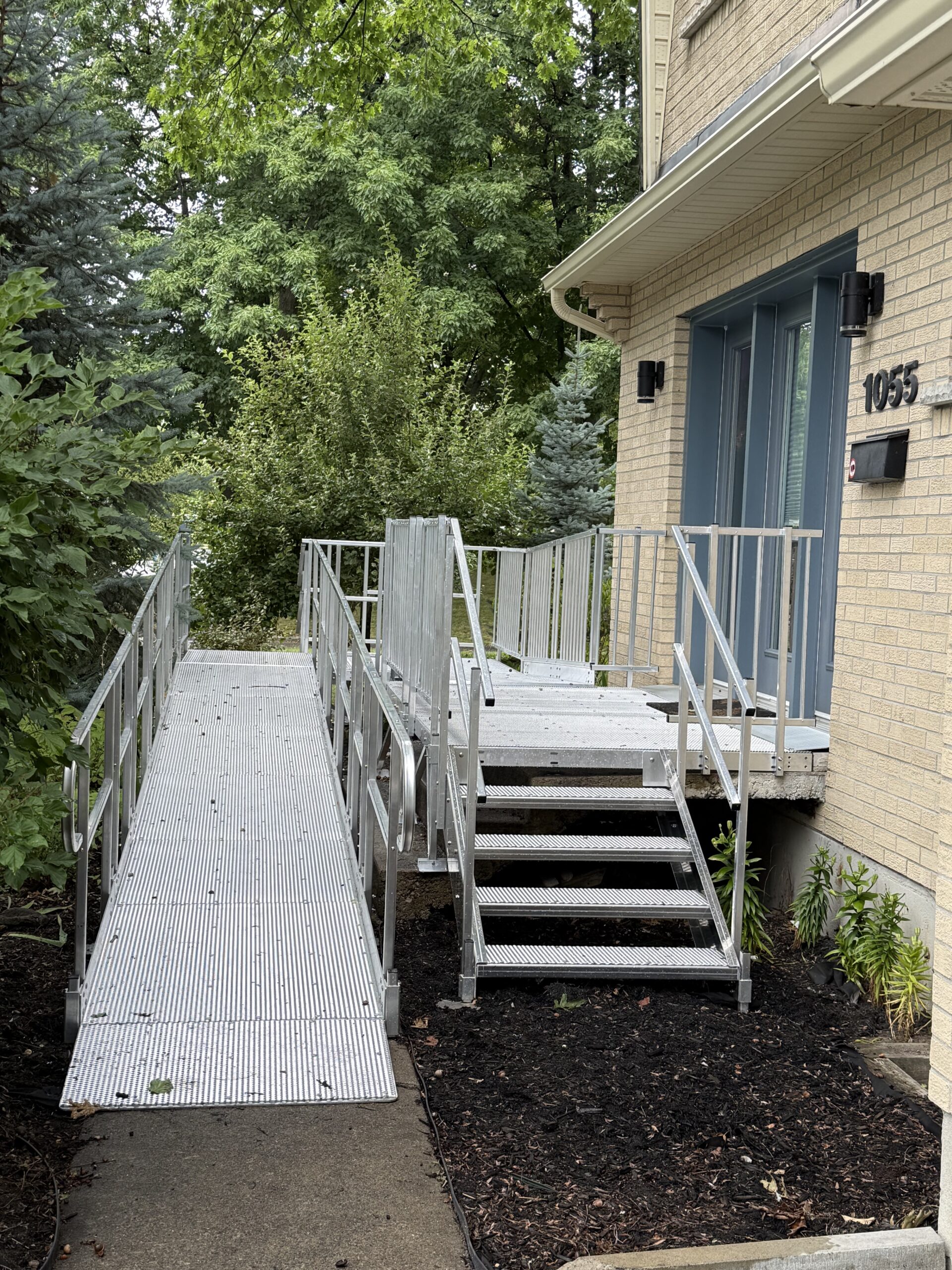 Rampe modulaire en aluminium